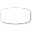 Blank White Short Oval Labels, Blank White Stickers