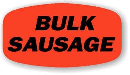 Bulk Sausage Dayglo Labels, Bulk Sausage Stickers
