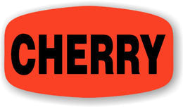 Cherry Dayglo Labels, Cherry Stickers