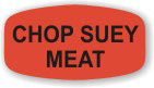 Chop Suey Meat DayGlo Labels, Stickers