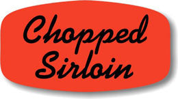 Chopped Sirloin DayGlo Labels, Stickers