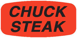 Chuck Steak DayGlo Labels, Stickers