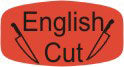 English Cut DayGlo Labels, Stickers