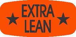 Extra Lean DayGlo Labels, Extra Lean Stickers