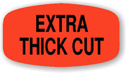 Extra Thick Cut DayGlo Labels, Extra Thick Cut Stickers