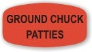 Ground Chuck Patties DayGlo Labels, Stickers