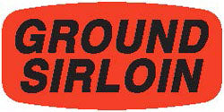 Ground Sirloin DayGlo Labels, Stickers