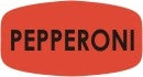 Pepperoni DayGlo Labels, Pepperoni Stickers