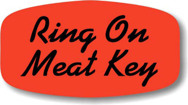 Ring On Meat Dayglo Labels
