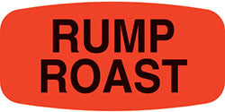 Rump Roast DayGlo Labels, Stickers