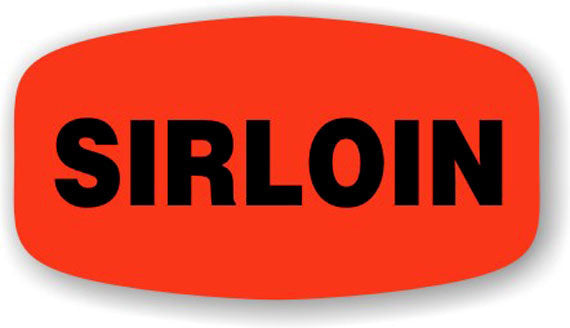Sirloin DayGlo Labels, Sirloin Stickers