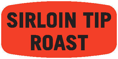 Sirloin Tip Roast DayGlo Labels, Stickers