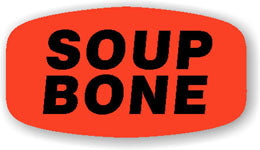 Soup Bone DayGlo Labels, Stickers