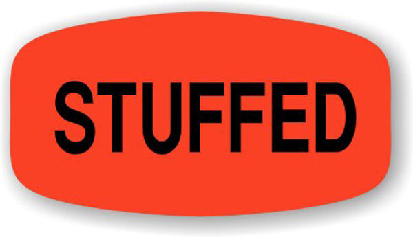 Stuffed DayGlo Labels, Stuffed Stickers