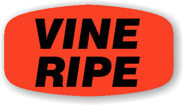 Color Label Ripe Vine Ripe DayGlo Label, ScaleLabels.com Vine Ripe Produce Labels