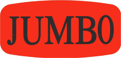 Jumbo DayGlo Labels, Jumbo Stickers