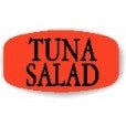Tuna Salad DayGlo Labels, Tuna Salad Stickers
