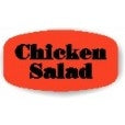 Chicken Salad DayGlo Labels, Chicken Salad Stickers