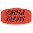 Chili Meat DayGlo Labels, Stickers