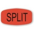 Split DayGlo Labels, Split Stickers