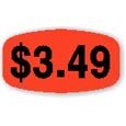 $3.49 Price Labels, $3.49 Price Stickers 1000/Roll