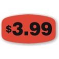 $3.99 Price Labels, $3.99 Price Stickers 1000/Roll