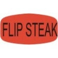 Flip Steak DayGlo Labels, Stickers