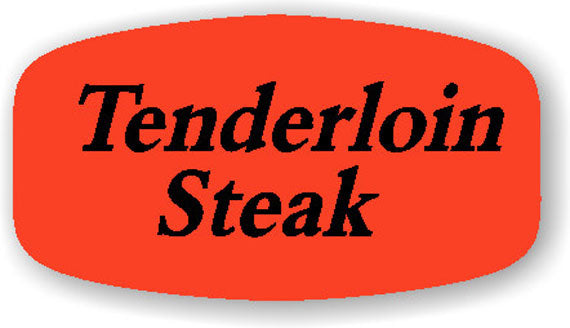 Tenderloin Steak DayGlo Labels, Stickers