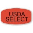 USDA Select DayGlo Labels, Stickers