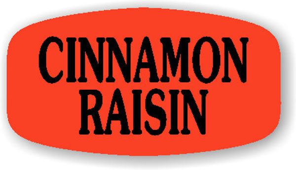 Cinnamon Raisin DayGlo Labels, Cinnamon Raisin Stickers