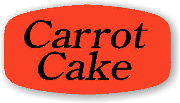 Carrot Cake DayGlo Labels