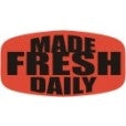 Made Fresh Daily DayGlo Labels, Made Fresh Daily Stickers