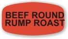 Beef Round Rump Roast Labels, Rump Roast Stickers 1000/Roll