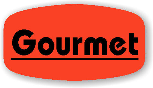 Gourmet DayGlo Labels, Gourmet Stickers