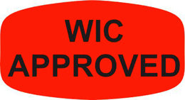 WIC Approved DayGlo Labels, WIC Approved Stickers