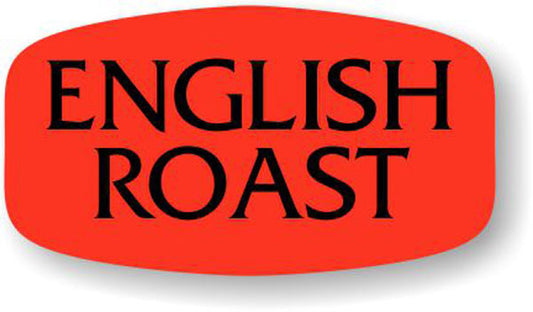 English Roast DayGlo Labels, Stickers