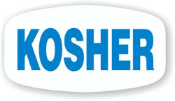 Kosher Oval Labels