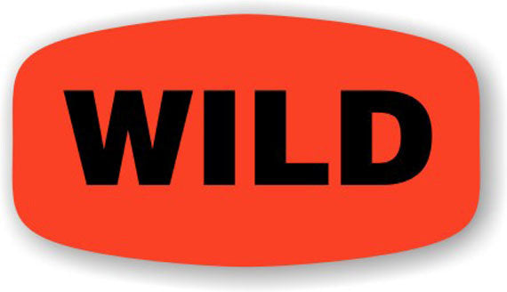 Wild DayGlo Labels, Wild Stickers
