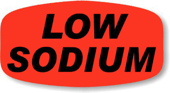 Low Sodium DayGlo Labels