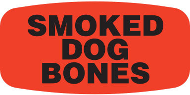 Smoked Dog Bones DayGlo Labels, Stickers