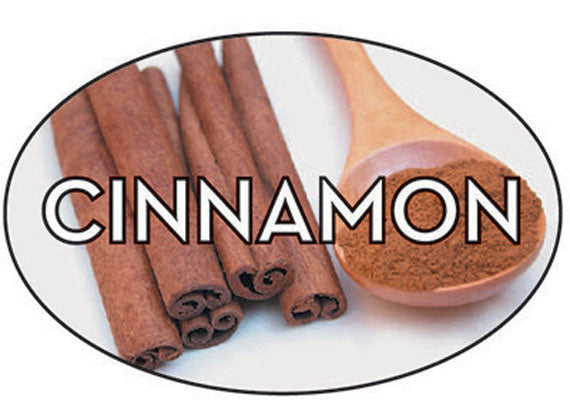 Cinnamon Flavor Labels, Cinnamon Flavor Stickers