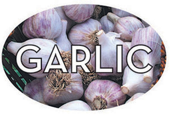 Garlic Flavor Labels, Garlic Flavor Stickers