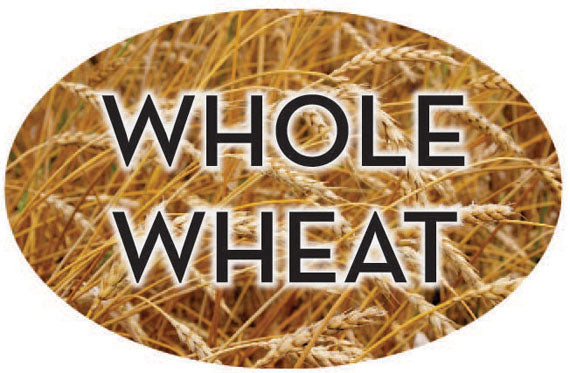 Whole Wheat Bread Bakery Labels, Whole Wheat Stickers