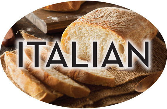 Italian Bread Bakery Labels, Italian Bread Stickers