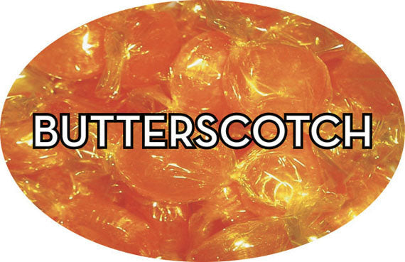 Butterscotch Flavor Labels, Butterscotch Flavor Stickers