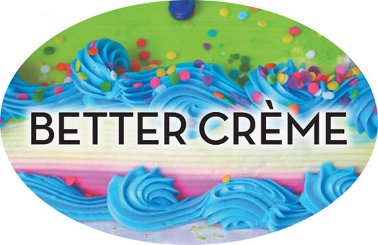 Better Creme Flavor Labels, Better Creme Flavor Stickers