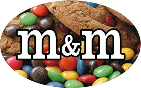 M&M Bakery Flavor Labels, M&M Flavor Stickers