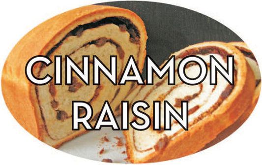 Cinnamon Raisin Flavor Labels, Cinnamon Raisin Stickers