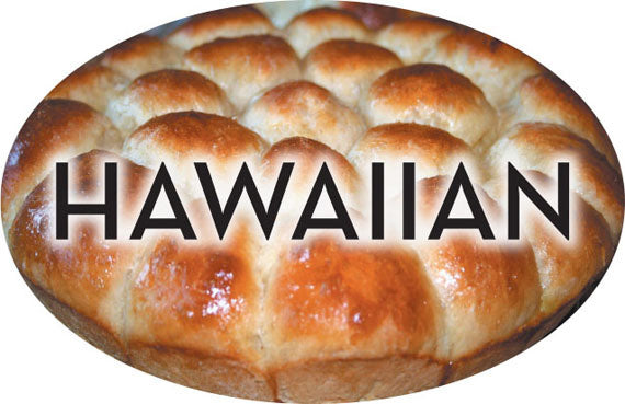 Hawaiian Flavor Labels, Hawaiian Flavor Stickers