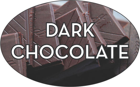 Dark Chocolate Flavor Labels, Dark Chocolate Flavor Stickers
